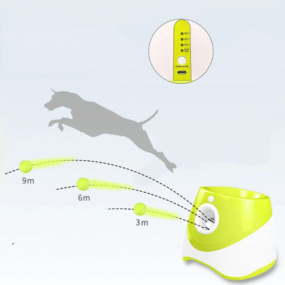 Automatic Tennis Ball Launcher – Interactive Fetch Machine for Dogs & Solo Training