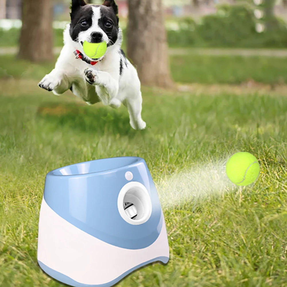 Automatic Tennis Ball Launcher – Interactive Fetch Machine for Dogs & Solo Training