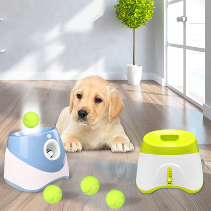 Automatic Tennis Ball Launcher – Interactive Fetch Machine for Dogs & Solo Training