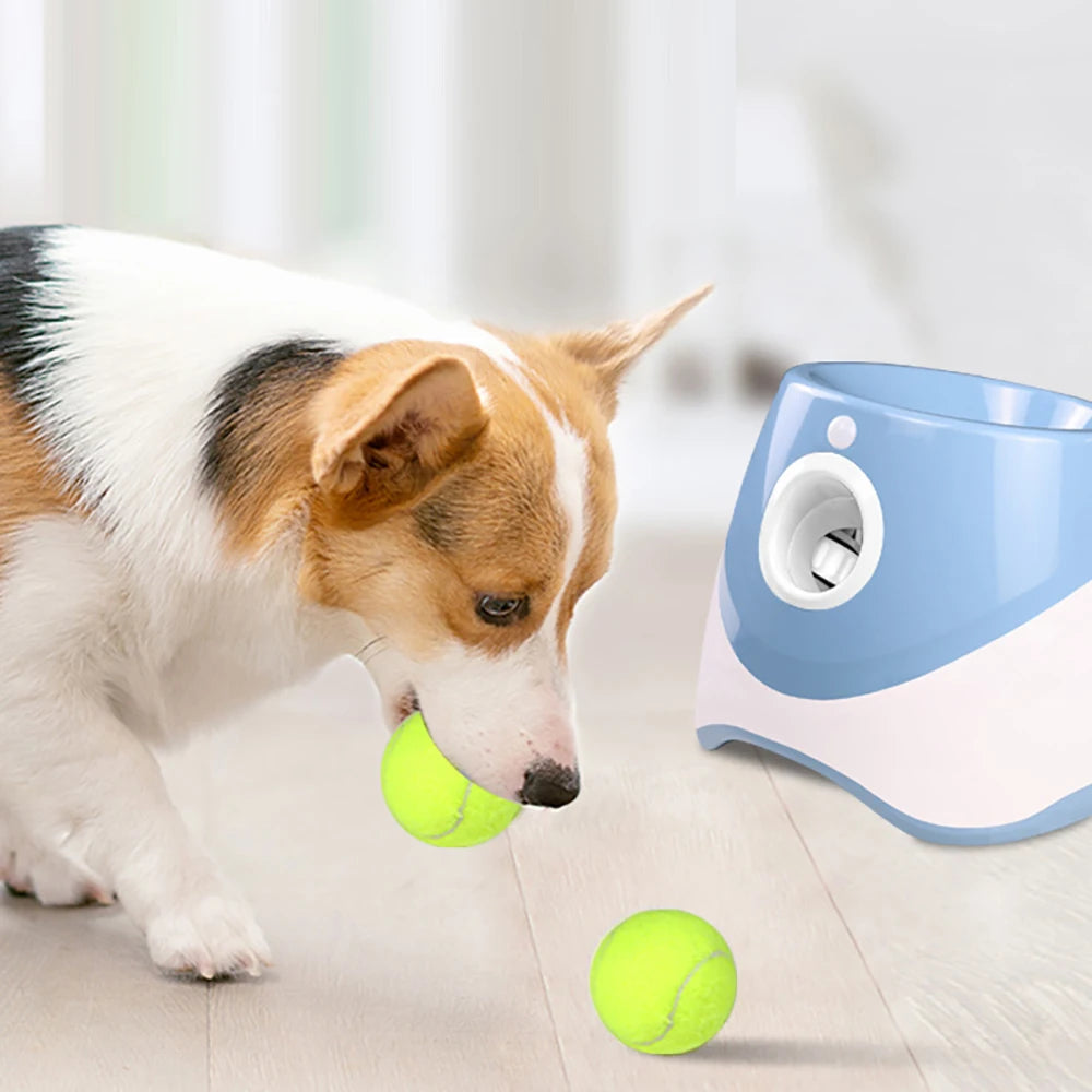 Automatic Tennis Ball Launcher – Interactive Fetch Machine for Dogs & Solo Training